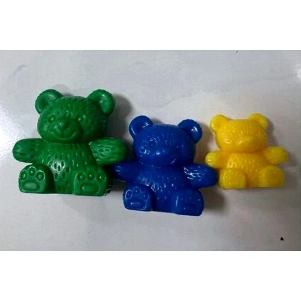 ETA Math Manipulatives COUNTING BEARs Learning Match/Sort Homeschool W/ Book‎